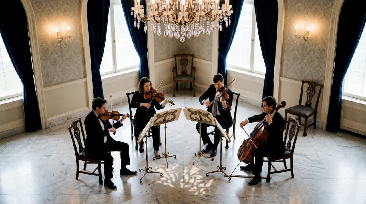 Why String Quartets Suit Ballroom Venues
