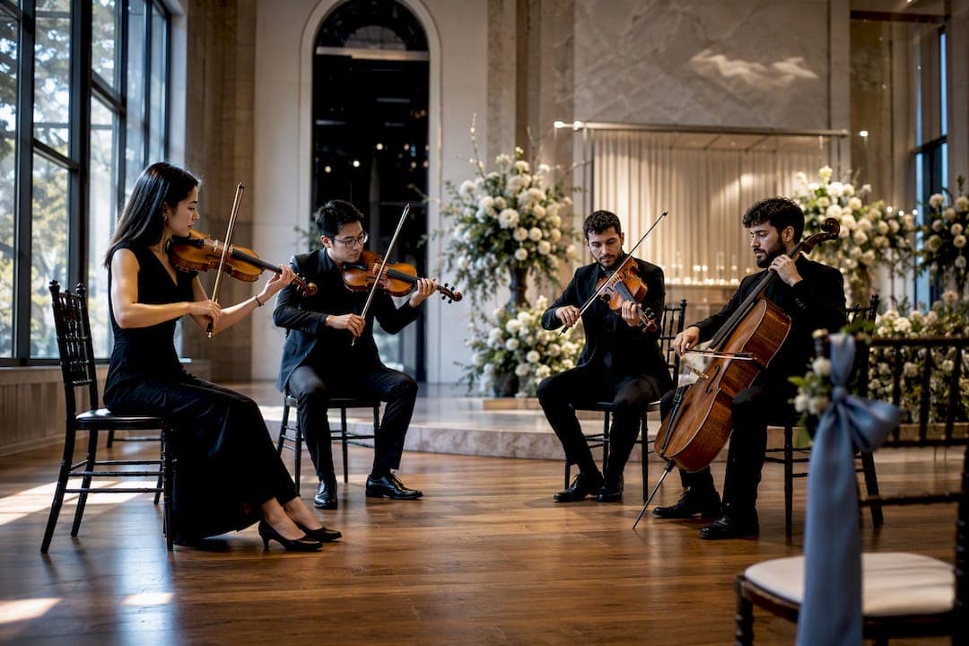 Hear the Same Song First: String Trio or Quartet for Your Wedding