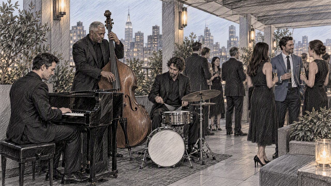 Cocktail Hour Jazz Trio for Planners: Get an Accurate Quote